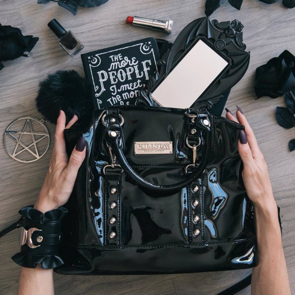 JESSIE PVC HANDBAG 🦇 also selling killstar wallet